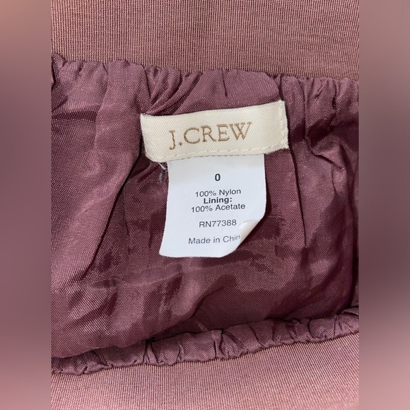 Women’s J.Crew Dusty Rose Lace mini Skirt size 0‎ - Picture 4 of 8